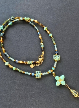 【青萝】ANZHI原创复古新中式高级感项链女小众设计感高级冬季