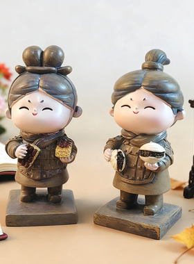 兵马俑摆件西安旅游中国风树脂