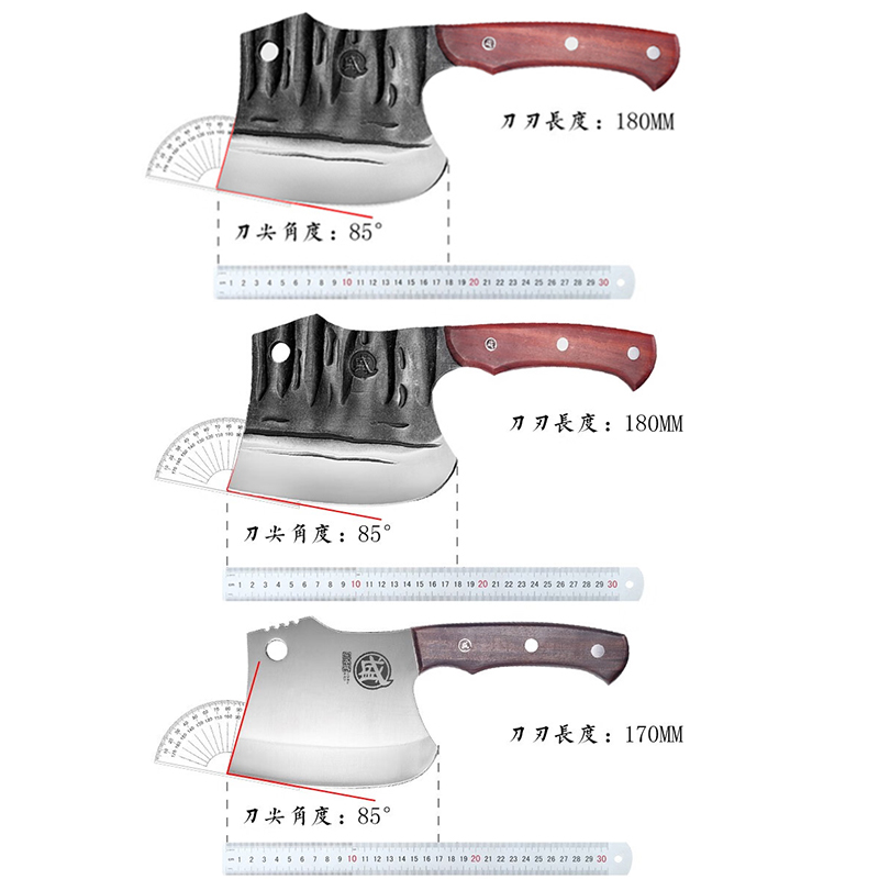 【自营】三本盛日本砍骨头专用刀斩剁牛大骨头加厚屠夫家用商用坎-图0