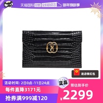 (Self-Employed) Bally Bali Autumn Winter New Lady Calf Leather Crocodile Leather Embossing Handout Bag 6304267