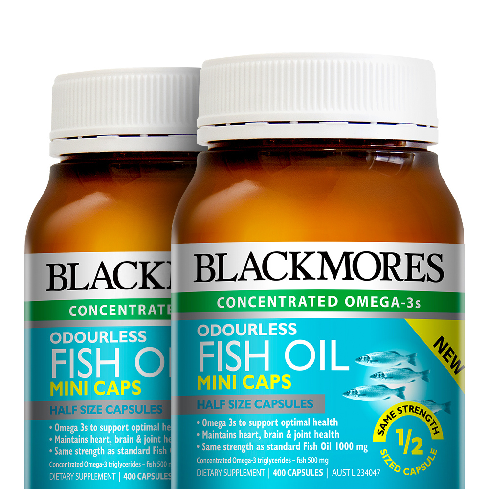 天猫国际进口超市【直营】2*澳洲Blackmores澳佳宝小颗粒无腥味深海鱼油400粒1