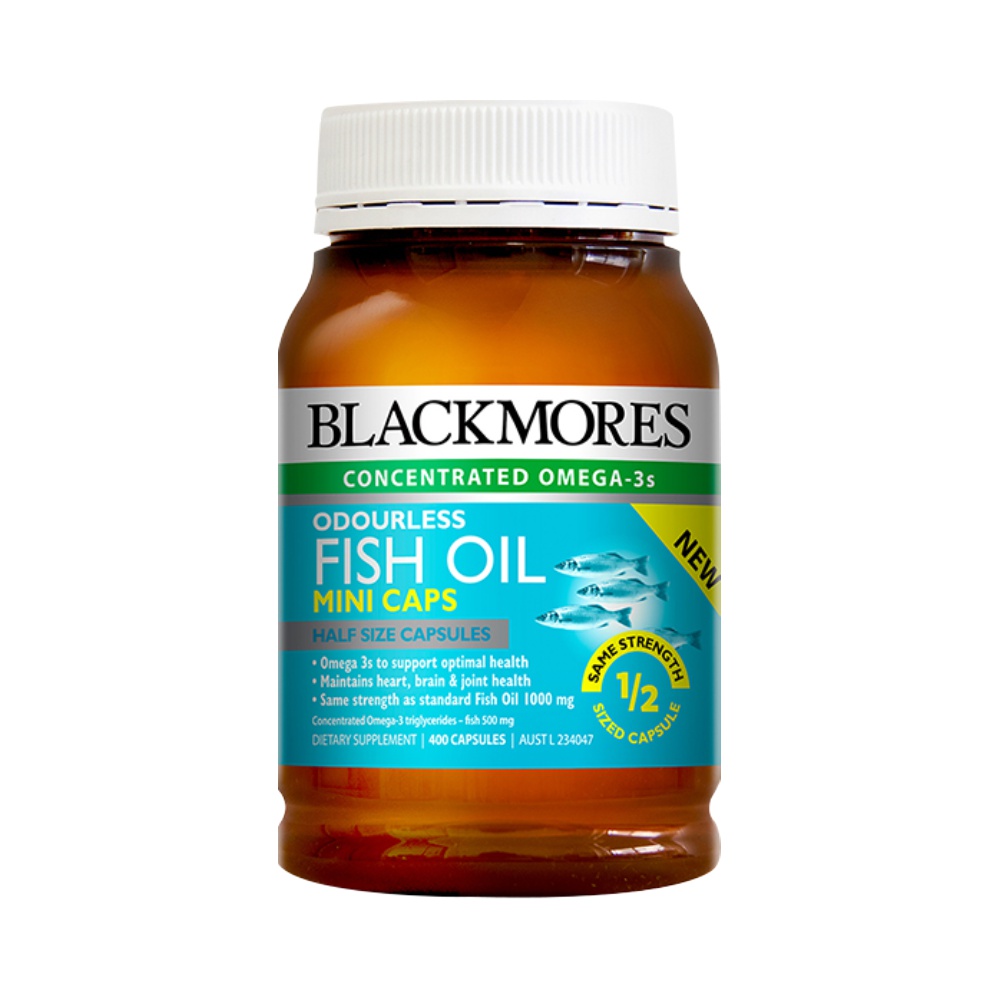 天猫国际进口超市【直营】澳洲Blackmores澳佳宝小颗粒无腥味深海鱼油400粒高考0