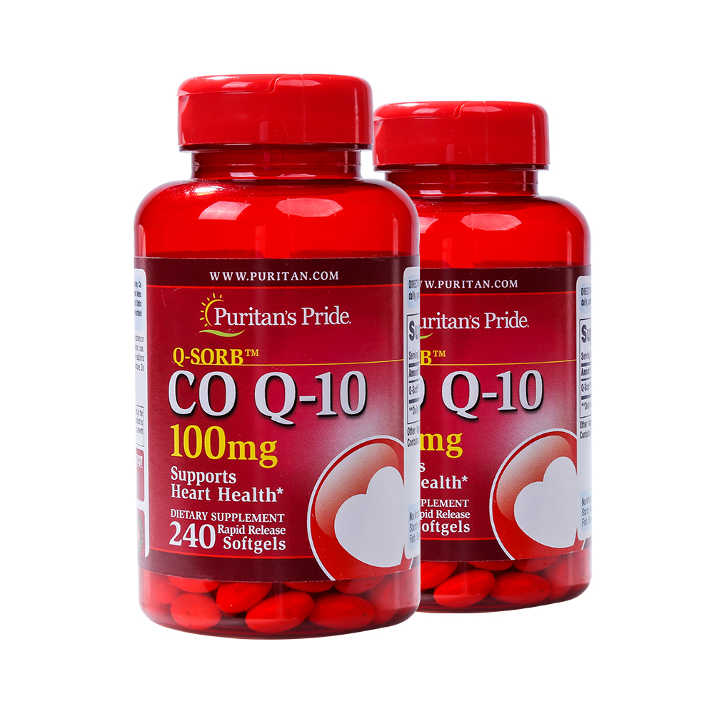 天猫国际进口超市【直营】美国普丽普莱 辅酶Q10软胶囊100 mg*240粒/瓶*2瓶0
