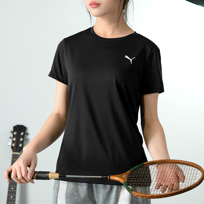 【自营】PUMA彪马速干T恤女健身衣羽毛球跑步训练速干衣圆领短袖,淘宝优惠券,粉丝福利购,淘宝优惠卷