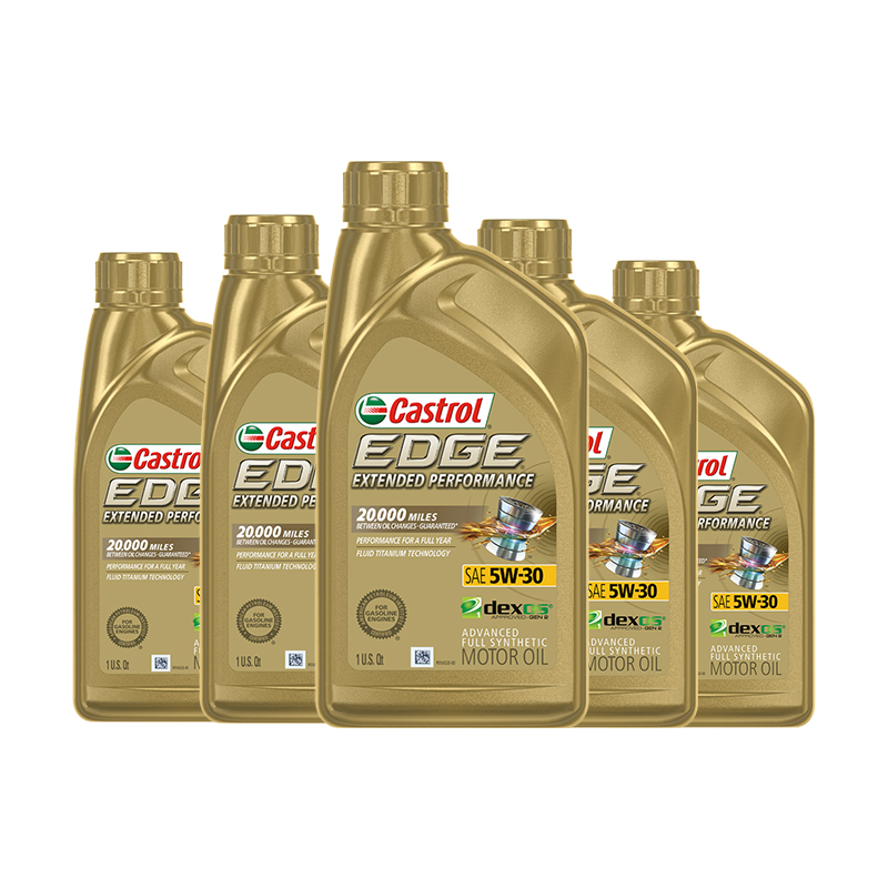 【自营】嘉实多Castrol极护EP5W-30钛流体1QT*5支全合成汽车机油 - 图0