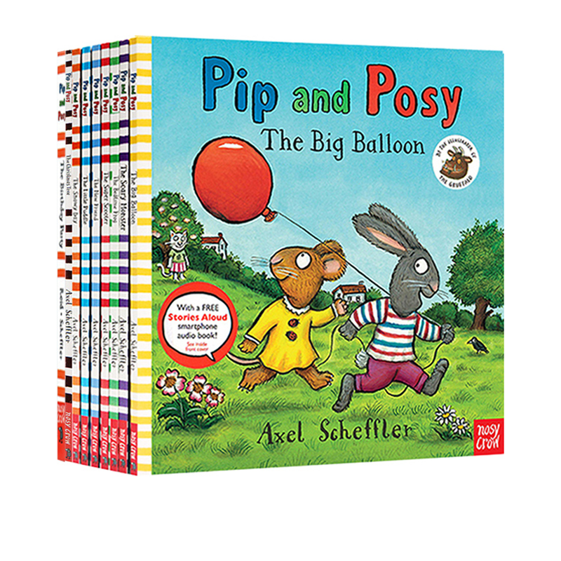 【自营】10册合售 pip and posy 波西和皮普 英文原版启蒙绘本名家 Axel Scheffler 儿童图画故事书 Friendly Snail - 图3