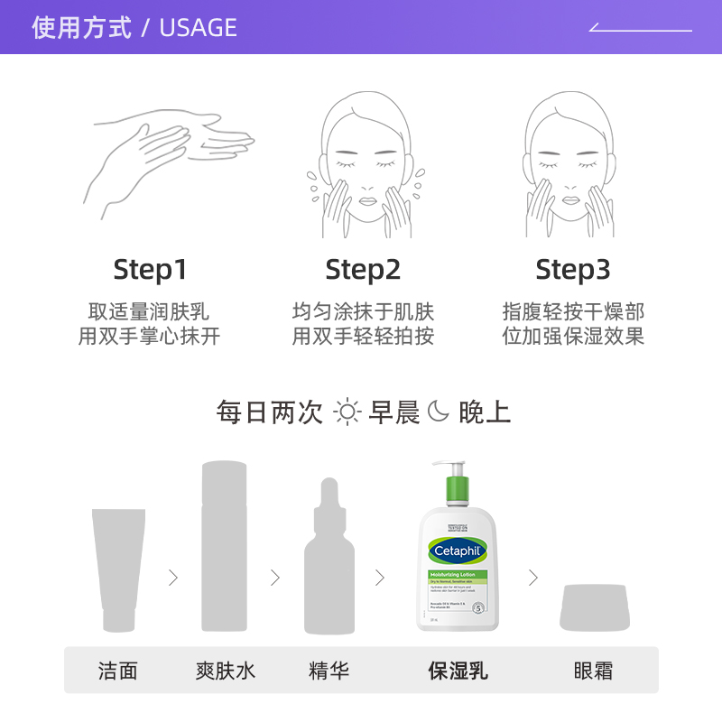 【自营】丝塔芙倍润保湿润肤乳591ml*2牛油果乳液保湿滋润补水女