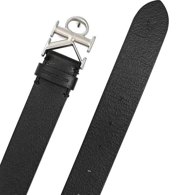 天猫国际进口超市【直营】Calvin Klein Jeans男士皮革腰带字母搭扣K50K507065BDS2