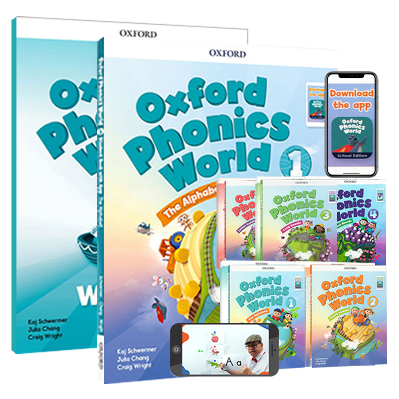 【自营】自然拼读 Oxford Phonics World 1 2 3 4 5级牛津自然拼读幼儿英语启蒙教材自然拼读英语教材牛津自然拼读教材 Oxford-图3