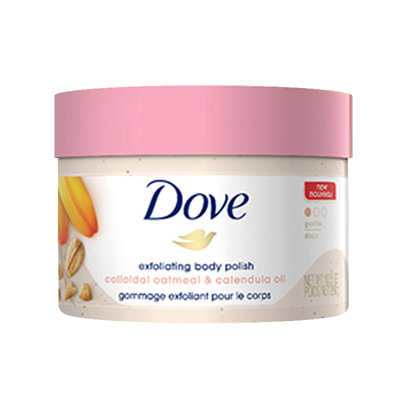 天猫国际进口超市Dove/多芬金盏花胶态燕麦冰淇淋去角质全身身体嫩白磨砂膏298g0