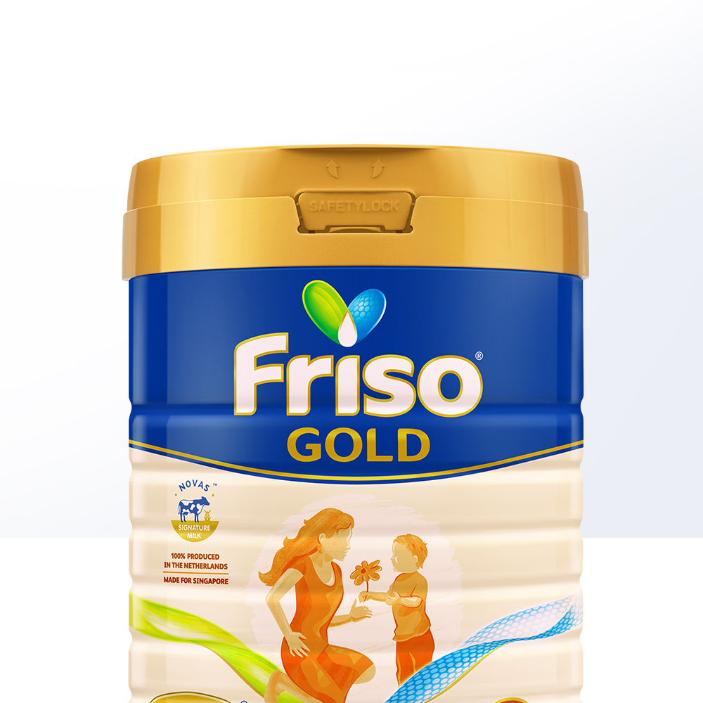 天猫国际进口超市荷兰Friso美素佳儿新加坡版幼儿配方奶粉3段 900g*2罐 儿童含HMO1