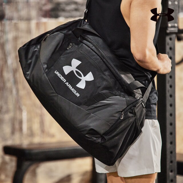 UA Under Armour ຄວາມອາດສາມາດຂະຫນາດໃຫຍ່ຖົງ Gym ຊ່ອງໃສ່ເກີບເອກະລາດ