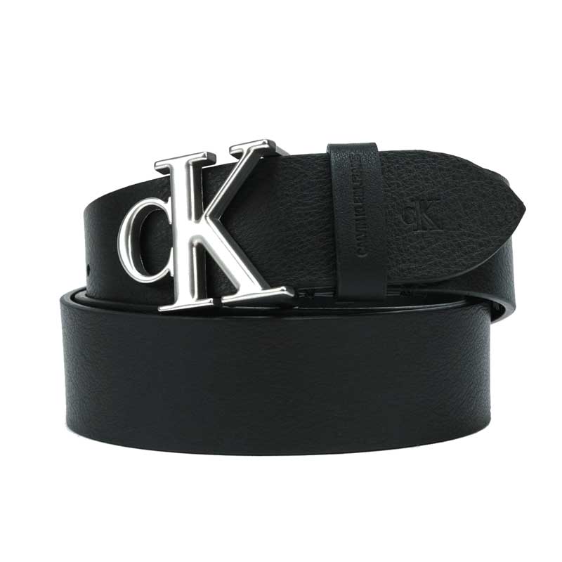 天猫国际进口超市【直营】Calvin Klein Jeans男士皮革腰带字母搭扣K50K507065BDS1