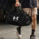UA Under Armour ຄວາມອາດສາມາດຂະຫນາດໃຫຍ່ຖົງ Gym ຊ່ອງໃສ່ເກີບເອກະລາດ
