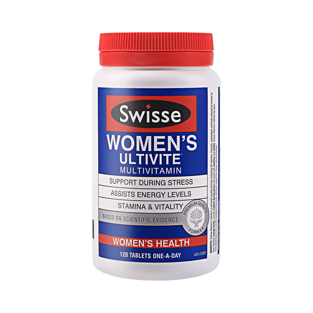 天猫国际进口超市【热巴同款】Swisse 斯维诗女士多维多种维生素b族片120片3