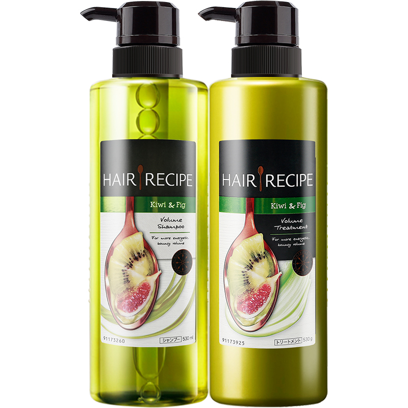 hair recipe发之食谱无花果去油蓬松无硅油清爽洗护套装530ml*2