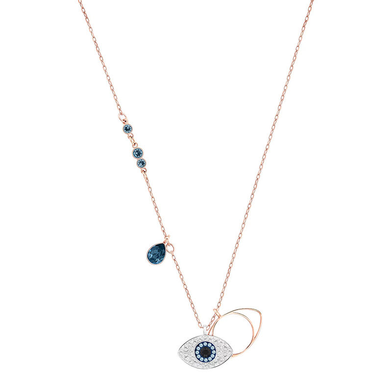【自营】Swarovski/施华洛世奇项链恶魔之眼水晶吊坠锁骨链首饰