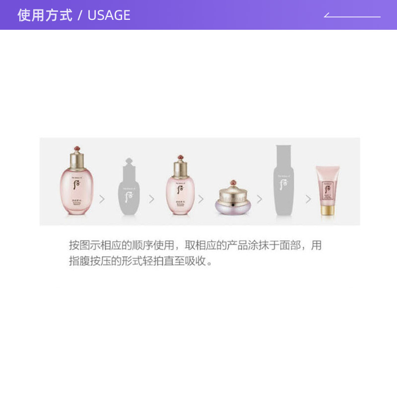 【自营】The history of whoo/后拱辰享滋润保湿液乳面霜送礼盒 - 图2