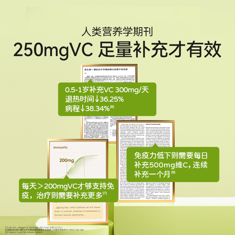 【自营】小小伞有机奇异果VC儿童补vc抵抗力婴幼儿维生素c*3