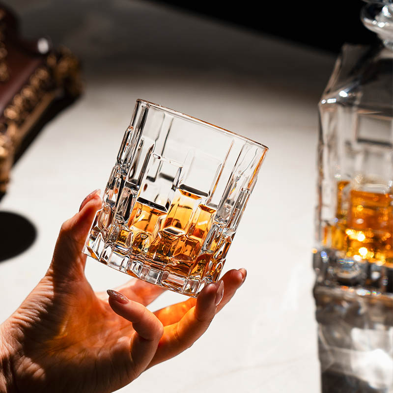 【自营】RCR威士忌酒杯洋酒杯水晶杯轻奢家用套装高级感玻璃杯子 - 图1