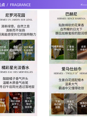 【自营】Hermes/爱马仕花园系列淡香/新版Q香礼盒