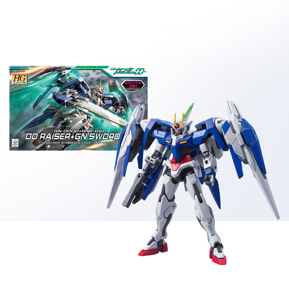 【自营】万代HG 1/144OO量子OO强化型 雪崩能天使 德天使拼装模型 - 图1