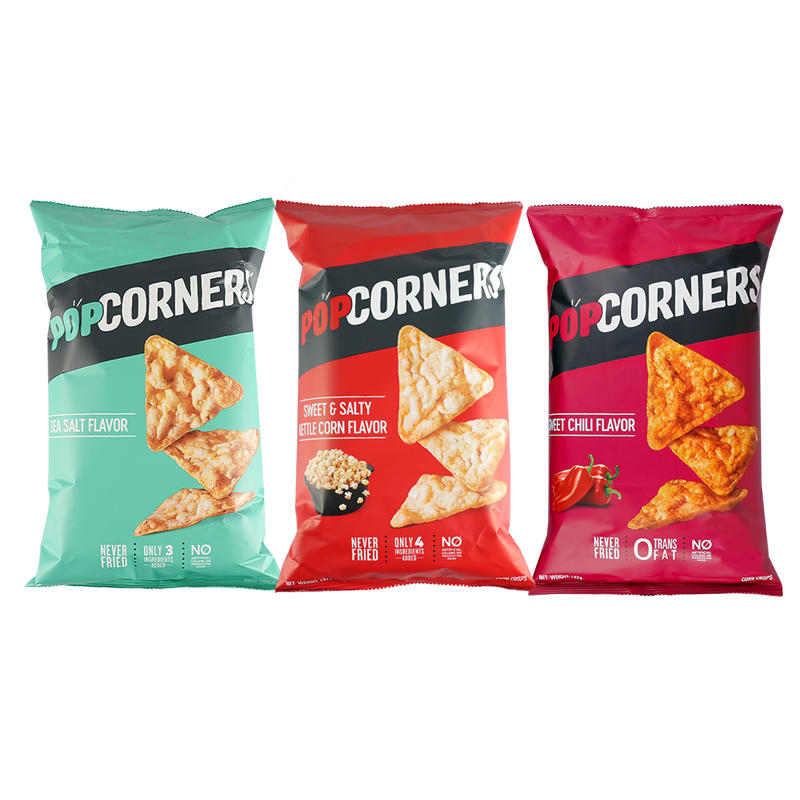 【自营】【非油炸】Popcorners玉米片咸甜+海盐+甜辣椒味142g/袋 - 图0