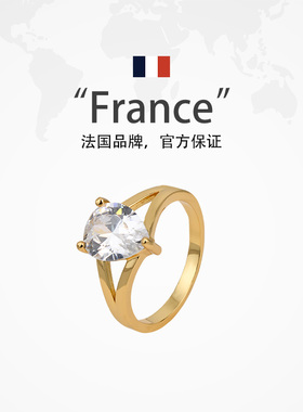 金色戒指女高级感新款法式设计风