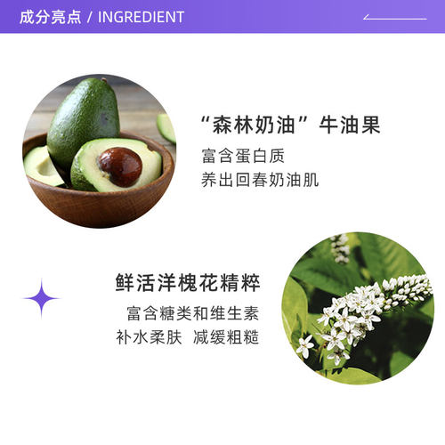 【自营】水莲花沐浴乳500ml持久留香保湿东方宝石进口沐浴露 - 图1