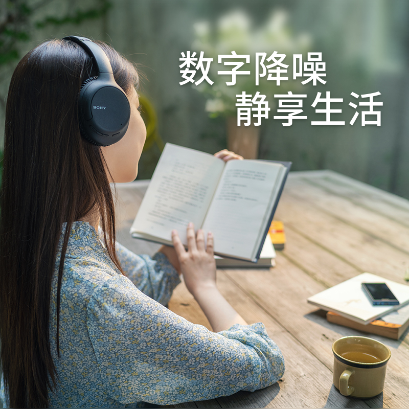 天猫国际进口超市【直营】SONY/索尼WH-CH710N头戴式耳麦通话降噪耳麦无线蓝牙耳机2