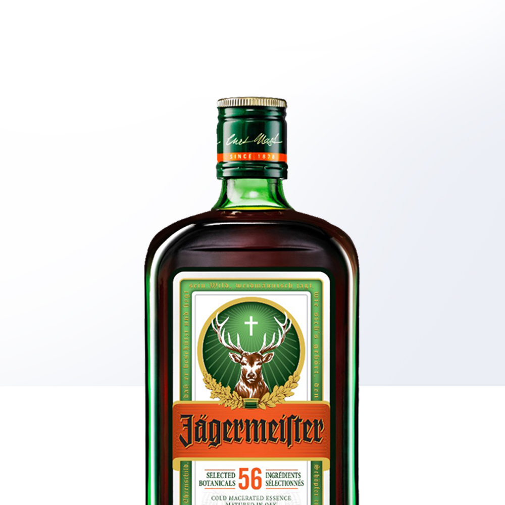 【自营】德国JAGERMEISTER野格700ml*2力娇酒配红牛果汁调酒洋酒