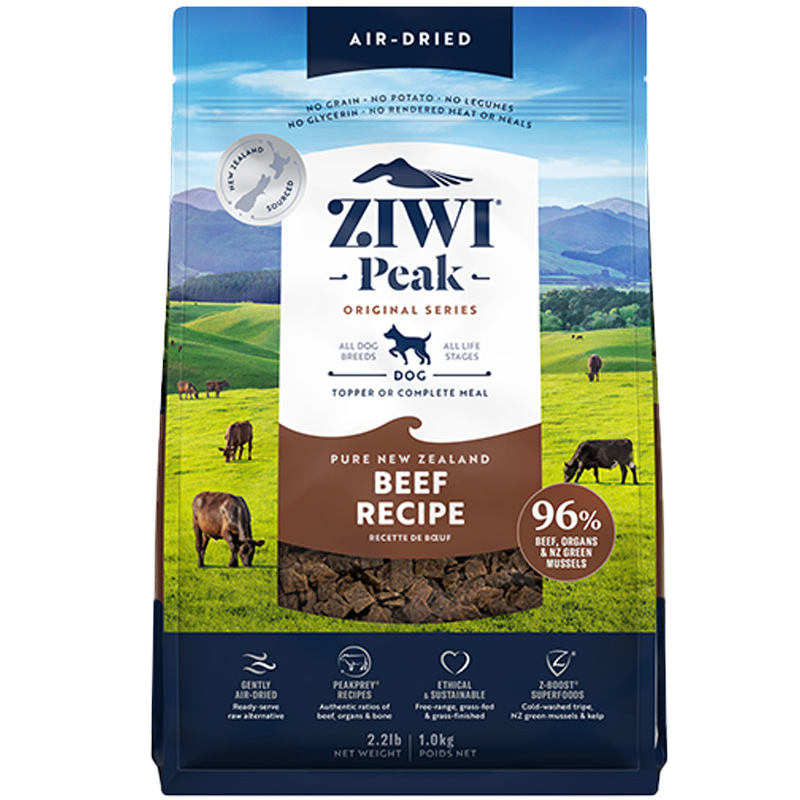 【自营】Ziwi滋益巅峰无谷风干狗粮通用型狗粮犬主粮幼犬成犬1kg - 图0