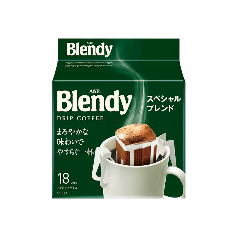 【自营】日本AGF Blendy挂耳咖啡滤挂式精品手冲黑咖啡速溶咖啡粉