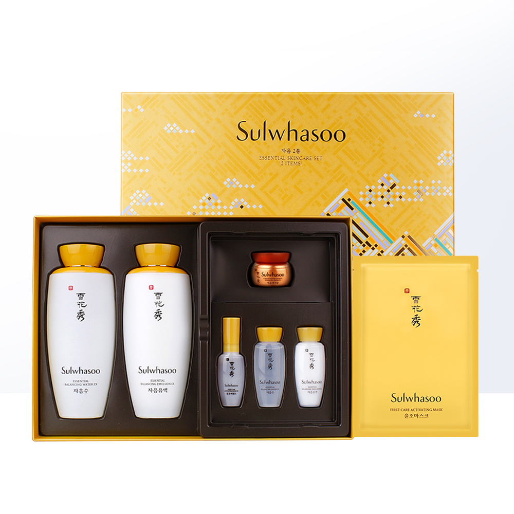 天猫国际进口超市韩国Sulwhasoo雪花秀进口滋盈肌本水乳护肤套装提亮肤色补水滋润1