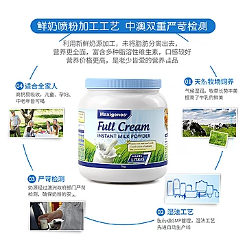 美可卓蓝胖子全脂奶粉3罐[91元优惠券]-寻折猪
