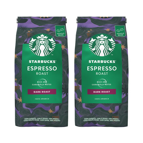 Starbucks星巴克 Espresso Roast深度烘培研磨咖啡豆200g*2袋