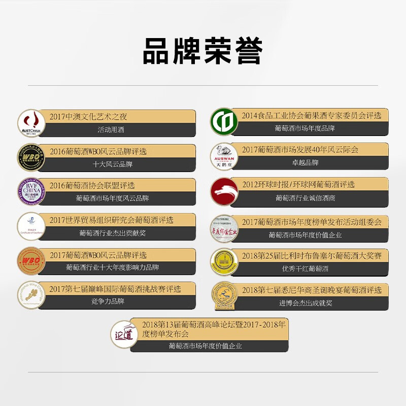 【自营】澳大利亚天鹅庄原瓶进口红酒外交家系列干红葡萄酒礼盒装-图3