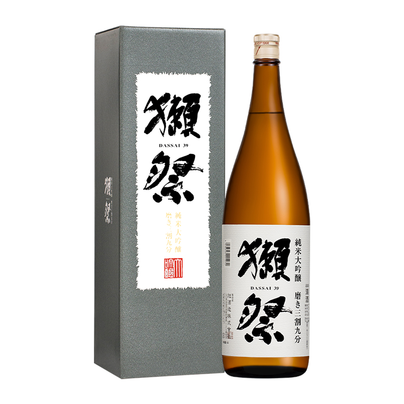 【自营】獭祭Dassai39三割九分1.8L礼盒清酒纯米大吟酿进口大米