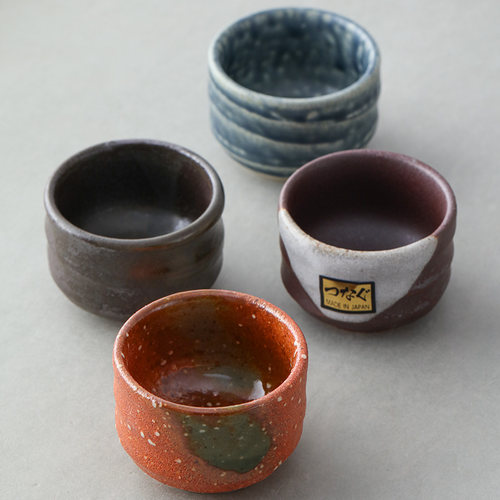 【自营】【9件套】美浓烧日本进口陶瓷茶杯品茗杯酒杯汤吞小杯子 - 图3