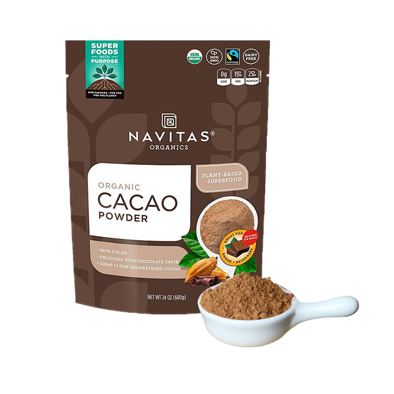 【自营】美国navitas可可粉烘焙纯冲饮原生未碱化无蔗糖生酮Cacao - 图0