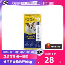 (self-employed) Borlotte Dentition Powder 5g Puppy kitty cleaning the tooth except for the foul odor to dental calculus pet supplies
