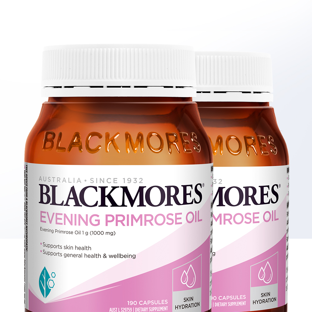 天猫国际进口超市【直营】2*澳洲Blackmores澳佳宝月见草油胶囊190粒缓解经期不适1