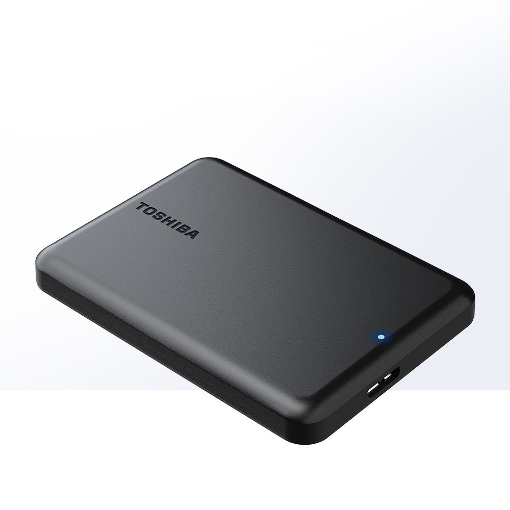 【自营】东芝移动硬盘2T 4T 1T小黑A5高速USB3.2电脑外接外置存储 - 图1