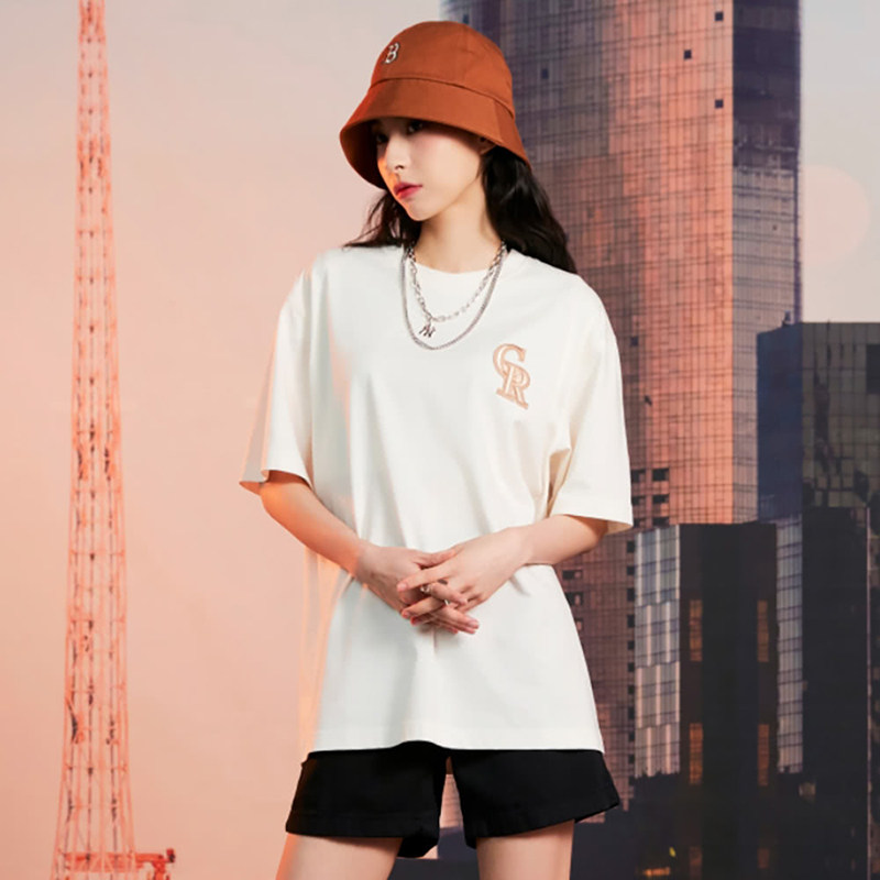 【自营】MLB男女情侣T恤经典纯色短袖运动休闲宽松新款秋冬TSC01,淘宝优惠券,粉丝福利购,淘宝优惠卷