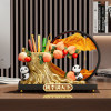 Panda pen holder quicksand painting ornaments Teacher's Day gift