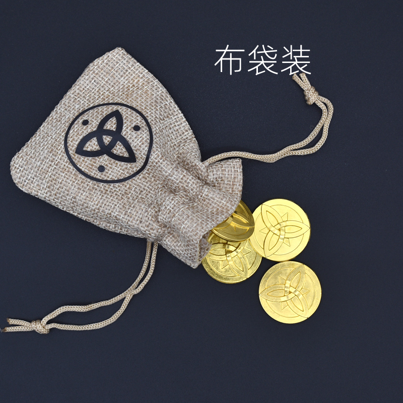 摩拉金币钟神离周边魔拉金属合金游戏道具同款实物二次同人创原元-图1