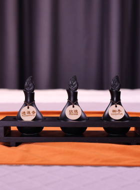 泰式风绿色哑光亮面精油闻香瓶