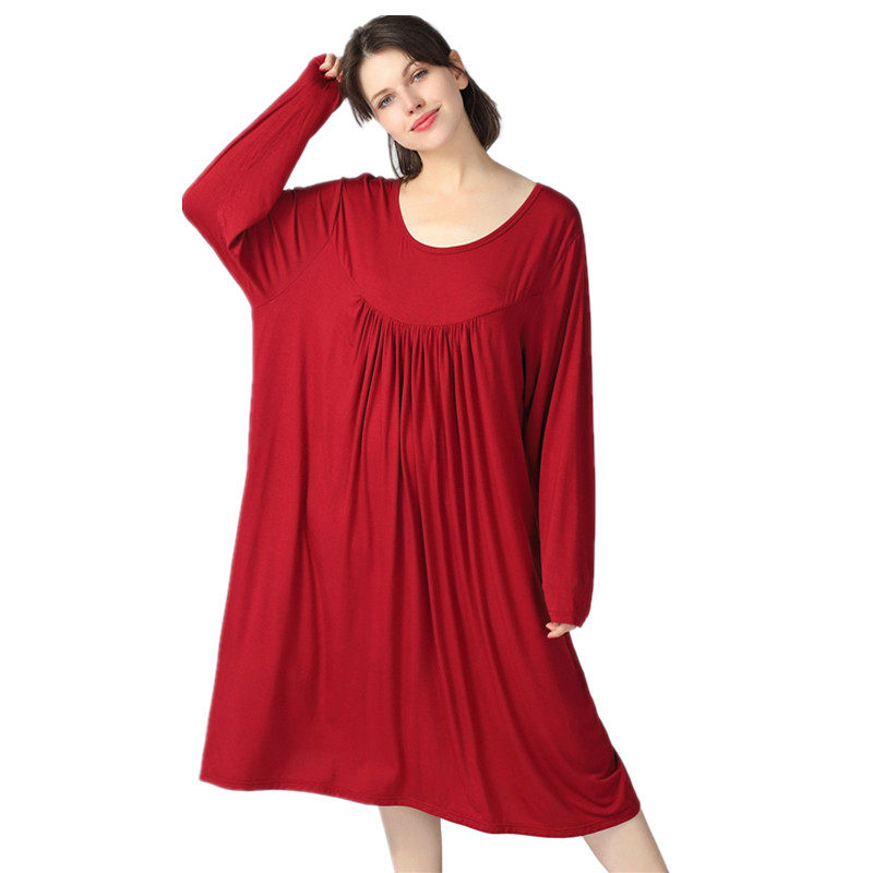 夏女短袖连衣裙宽松特大码加肥200斤240300莫代尔长款孕妇家居裙,淘宝优惠券,粉丝福利购,淘宝优惠卷