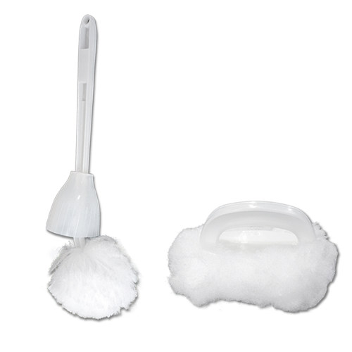 软毛马桶刷恭桶刷面盆刷宾馆卫生间挤水刷厕所浴缸刷酒店民宿厕刷 - 图3