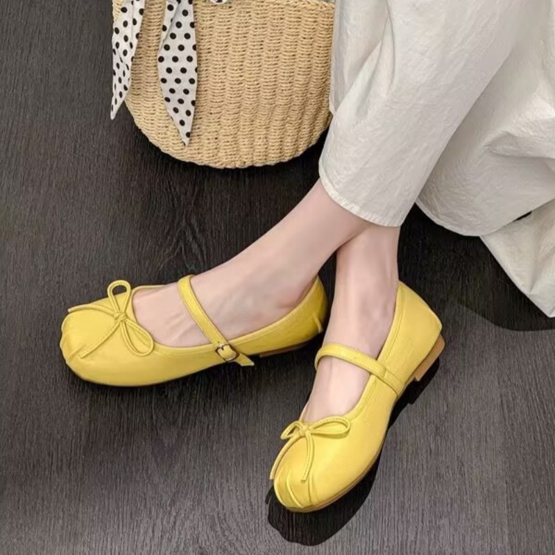 芭蕾舞鞋女法式一字带浅口配裙子单鞋蝴蝶结平底玛丽珍Z8-68309-1,淘宝优惠券,粉丝福利购,淘宝优惠卷